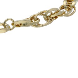 leichtes Damenarmband aus 14K-Gold 585er in 19 cm Länge