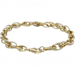 leichtes Damenarmband aus 14K-Gold 585er in 19 cm Länge
