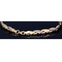 Stilvolles, filigran verziertes Armband aus 585 14K Gold in (ca. 19-20 cm Länge)