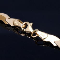 Stilvolles, filigran verziertes Armband aus 585 14K Gold in (ca. 19-20 cm Länge)