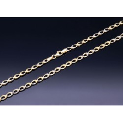 Edle Damenkette mit figranem Design aus hochwertigem 585 (14k) Gold in ca. 45cm Länge