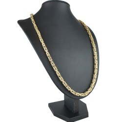 Exquisite XL-Königskette aus funkelndem 585er Gold (14 K)  (ca. 47g, 70cm, 5,5mm)