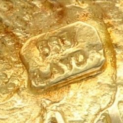 Goldener Hahn als Anhänger aus 14k (585er) Gelbgold