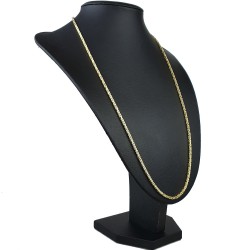 Königskette aus glänzendem 14k (585) Gold in ca. 70 cm Länge (Breite: ca. 2mm)