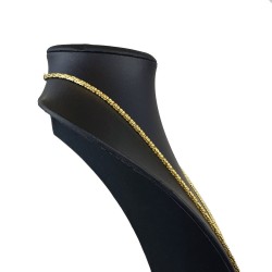 Königskette aus glänzendem 14k (585) Gold in ca. 70 cm Länge (Breite: ca. 2mm)