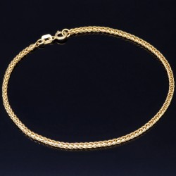 Exquisites Goldarmband / Fuchsschwanzarmband in filigranem Design aus hochwertigem 14K 585 Gold (Gelbgold) ca. 20 cm Länge