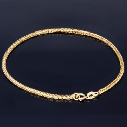 Exquisites Goldarmband / Fuchsschwanzarmband in filigranem Design aus hochwertigem 14K 585 Gold (Gelbgold) ca. 20 cm Länge