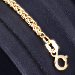 Exquisites Goldarmband / Fuchsschwanzarmband in filigranem Design aus hochwertigem 14K 585 Gold (Gelbgold) ca. 20 cm Länge