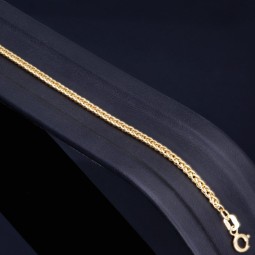 Exquisites Goldarmband / Fuchsschwanzarmband in filigranem Design aus hochwertigem 14K 585 Gold (Gelbgold) ca. 20 cm Länge