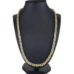 Exklusive Königskette aus funkelndem 585er Gelbgold (14k)- ca. 65cm lang, 5mm breit