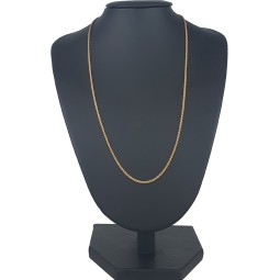 Sehr schöne, kürzere Goldkette aus glänzendem 14k / 585 Gold ca. 43cm, 1,2mm