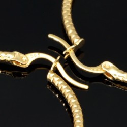 Elegante Creolen mit feinem Design aus hochwertigem 585er / 14K Gold