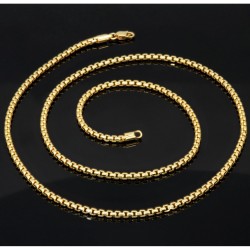 Funkelnde, kurzgliedrige Ankerkette aus edlem 585 / 14K Gold  (ca. 55 cm Länge 2,5mm)