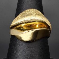 Damenring mit außergewöhnlichem Design in edlem14K 585er Gold Ringgröße (ca. 54)