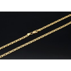 Hochwertige Goldkette in filigranem Design aus massivem 585 14k Gelbgold (ca. 50 cm lang, 3 mm breit)