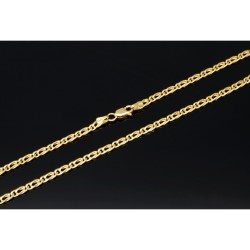 Hochwertige Goldkette in filigranem Design aus massivem 585 14k Gelbgold (ca. 50 cm lang, 3 mm breit)