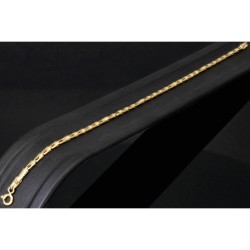 Feines Armband für Damen aus 585er (14k) Gelbgold in ca. 19 cm Länge