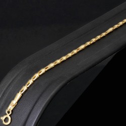 Feines Armband für Damen aus 585er (14k) Gelbgold in ca. 19 cm Länge