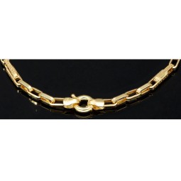 Filigran angefertigtes Designer-Armband aus Gold mit Greco-Muster ca. 21,5 cm lang und 3,5mm breit (585 / 14k)