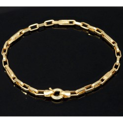 Filigran angefertigtes Designer-Armband aus Gold mit Greco-Muster ca. 21,5 cm lang und 3,5mm breit (585 / 14k)
