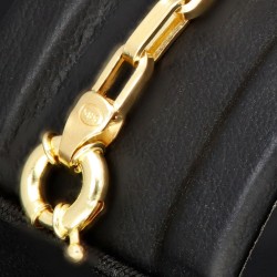 Filigran angefertigtes Designer-Armband aus Gold mit Greco-Muster ca. 21,5 cm lang und 3,5mm breit (585 / 14k)