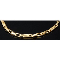 Filigran angefertigtes Designer-Armband aus Gold mit Greco-Muster ca. 21,5 cm lang und 3,5mm breit (585 / 14k)