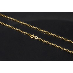 Funkelnde Ankerkette aus edlem Gold (9K, 375 ca. 2,1g Gelbgold) ca. 50cm, 3mm