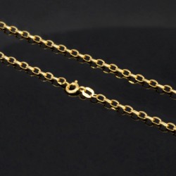 Funkelnde Ankerkette aus edlem Gold (9K, 375 ca. 2,1g Gelbgold) ca. 50cm, 3mm