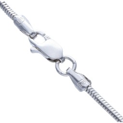 Exquisite Schlangenkette für Damen aus 585er 14k Gold (Weißgold)  in ca. 45 cm 1,4mm