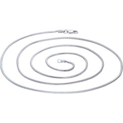 Exquisite Schlangenkette für Damen aus 585er 14k Gold (Weißgold)  in ca. 45 cm 1,4mm