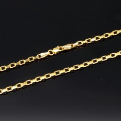 Edle Ankerkette aus hochwertigem 585 / 14K Gold , ca. 60 cm Länge 2,5 mm