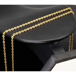 Stilvolle Goldkette / Ankerkette aus glänzendem 585 / 14K Gold , ca. 55 cm Länge 2,5 mm