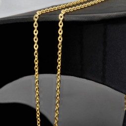 Stilvolle Goldkette / Ankerkette aus glänzendem 585 / 14K Gold , ca. 55 cm Länge 2,5 mm