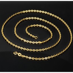 Stilvolle Goldkette / Ankerkette aus glänzendem 585 / 14K Gold , ca. 55 cm Länge 2,5 mm