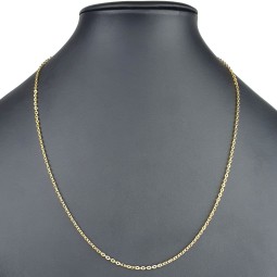 Stilvolle Goldkette / Ankerkette aus glänzendem 585 / 14K Gold , ca. 55 cm Länge 2,5 mm