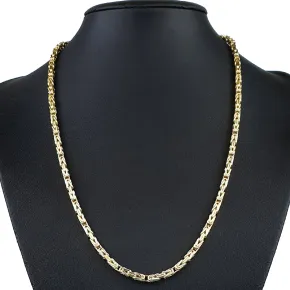 Königskette aus edlem 14K 585 Gold (Gelbgold) ca. 65 cm lang, 3,5 mm breit (ca. 19,5g)