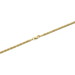 filigrane Königskette aus 14k-Gold 585 (50 cm lang, 2 mm breit)
