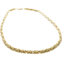 XXL-Königskette aus edlem 14K 585 Gelbgold - 70cm lang, 4 mm breit, ca. 26g