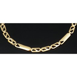 Gold-Armband aus edlem 585er 14k Gelbgold , 3,5mm breit, 19,5cm lang