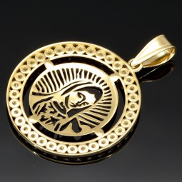 Heilige Maria - Hochwertig produzierter Anhänger aus Bicolor 585er 14 Karat Gold (Gelbgold und Weißgold)