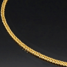Goldarmband / Fuchsschwanzarmband in feinem Design aus glanzvollem 14K 585 Gold (Gelbgold) ca. 18 cm Länge