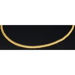 Goldarmband / Fuchsschwanzarmband in feinem Design aus glanzvollem 14K 585 Gold (Gelbgold) ca. 18 cm Länge
