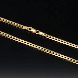 Exquisite Panzerkette aus edlem Gelbgold (14K, 585 ca. 5,9g) ca. 60cm, 3mm