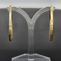 Exklusive Gold-Creolen in zeitlosen Design aus 14K 585er Gelbgold