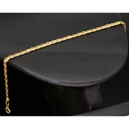 Gold-Armband aus edlem 14K / 585 Gelbgold in stlvollem Design ca. 18cm Länge
