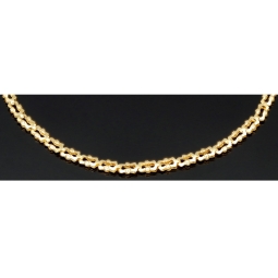 Gold-Armband aus edlem 14K / 585 Gelbgold in stlvollem Design ca. 18cm Länge