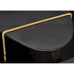 Goldarmband / Fuchsschwanzarmband in feinem Design aus hochwertigem 14K 585 Gold (Gelbgold) ca. 19cm Länge und 2mm Breite