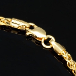 Goldarmband / Fuchsschwanzarmband in feinem Design aus hochwertigem 14K 585 Gold (Gelbgold) ca. 19cm Länge und 2mm Breite