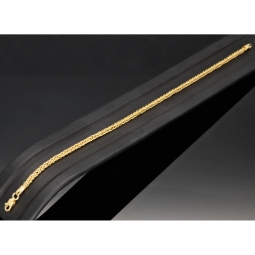 Goldarmband / Fuchsschwanzarmband in feinem Design aus hochwertigem 14K 585 Gold (Gelbgold) ca. 19cm Länge und 2mm Breite