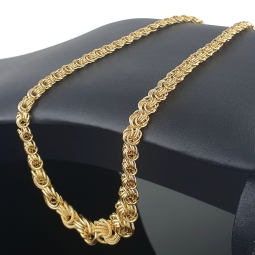 Nobles, außergewöhnliches Collier für Damen aus hochwertigem 585 14K Gold (Länge ca. 50cm)